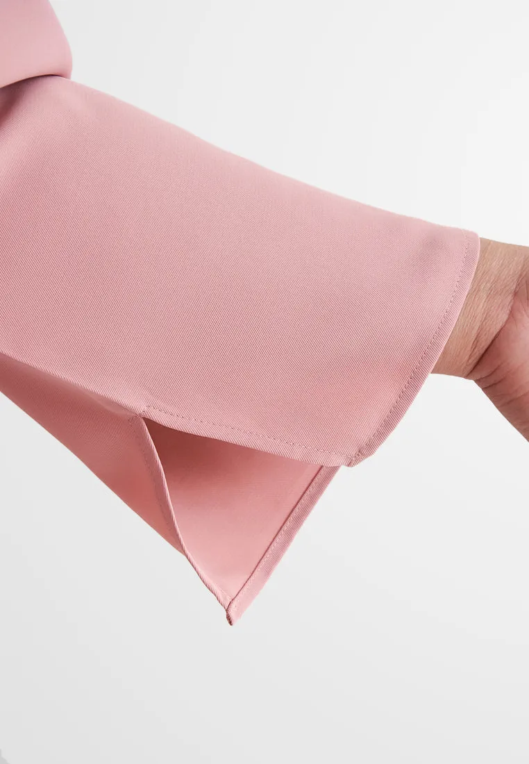 Amelia Minimalist Slit Sleeve Blouse