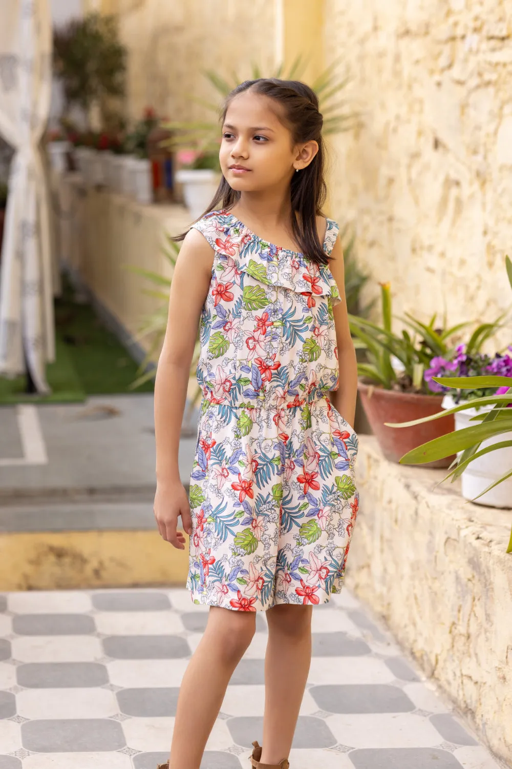 Drop Shoulder Jumpsuit
