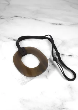 Hermès Isthme Horn Pendant Necklace