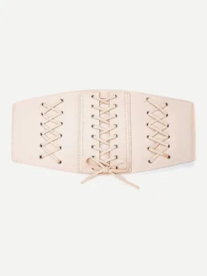 Lace Up Elastic Belt