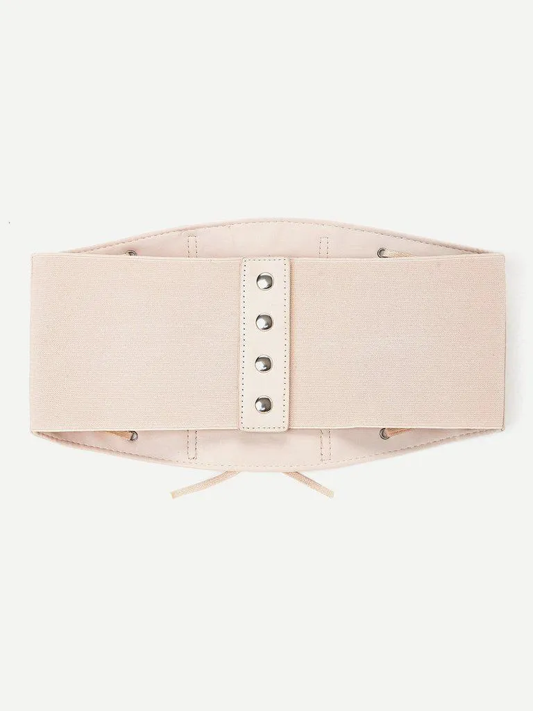 Lace Up Elastic Belt