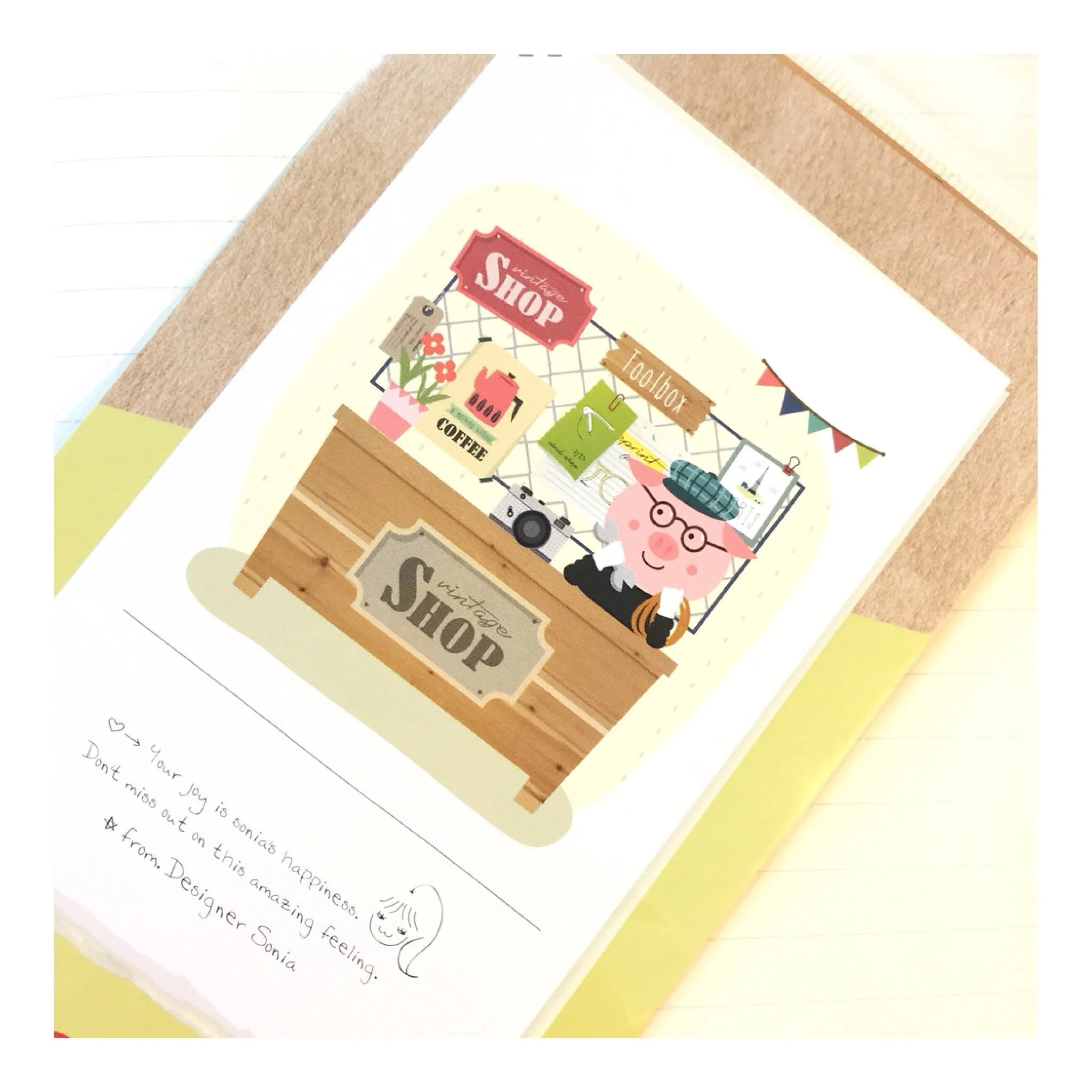 SONIA Sticker: Vintage Shop
