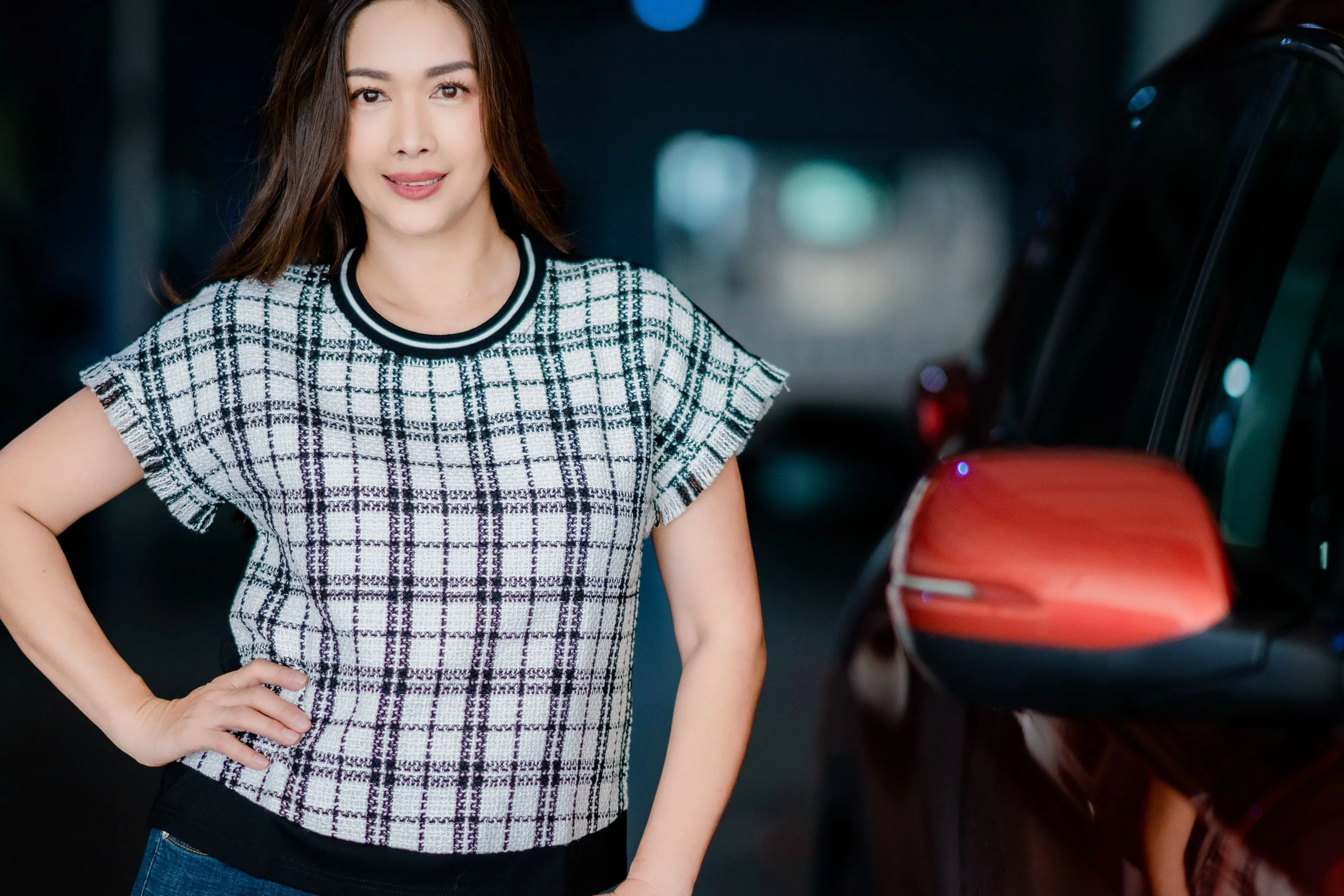 Tweed Boxy Blouse